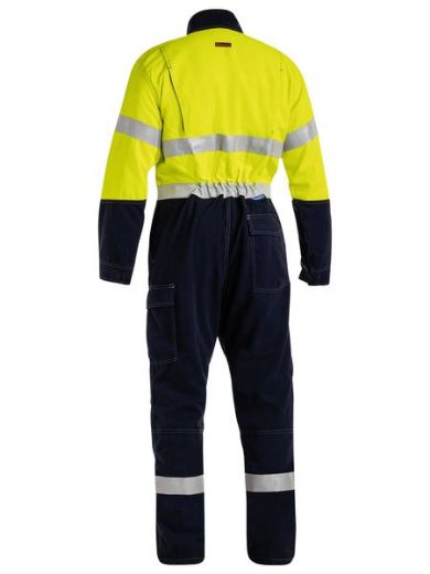 Picture of Bisley Tencate Tecasafe® Plus 700 Taped Hi Vis Engineered Fr Vented Coverall